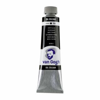 Olejová barva Van Gogh 40 ml - 701 Ivory Black