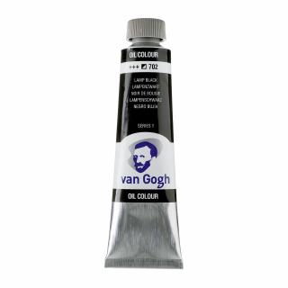 Olejová barva Van Gogh 40 ml - 702 Lamp Black