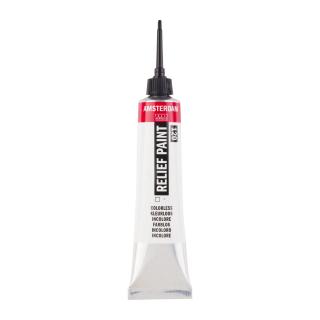 Reliéfní barva Amsterdam v tubě 20 ml - 120 Colourless