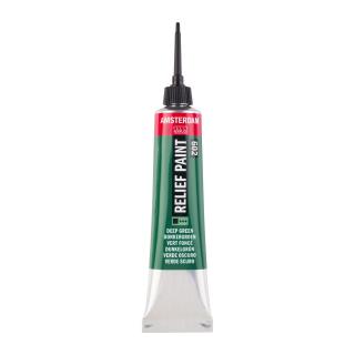 Reliéfní barva Amsterdam v tubě 20 ml - 602 Deep Green