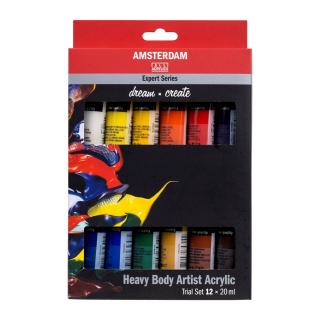 Sada akrylových barev Amsterdam Expert 12 x 20 ml