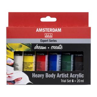 Sada akrylových barev Amsterdam Expert 6 x 20 ml