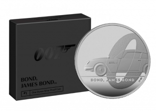 Bond, James Bond 1 OZ - Stříbrná sběratelská mince