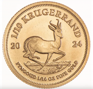 Krugerrand 1/10 OZ (2024) - Investiční zlatá mince