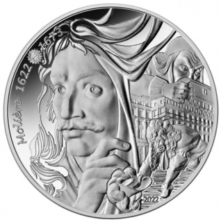 Molière 1 OZ - Stříbrná sběratelská mince