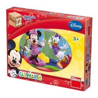 DINO MICKEY MOUSE 12 Dřevěné kostky