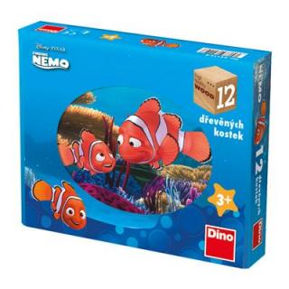 DINO NEMO 12 Dřevěné kostky