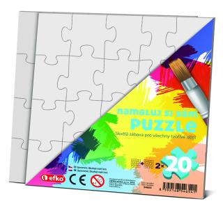 EFKO Namaluj si sám puzzle 2 čtverce