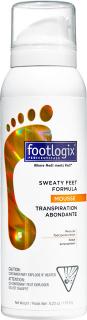 Footlogix Sweaty Feet Formula (5) - pěna pro potivé nohy, 125 ml (4.2 oz.)