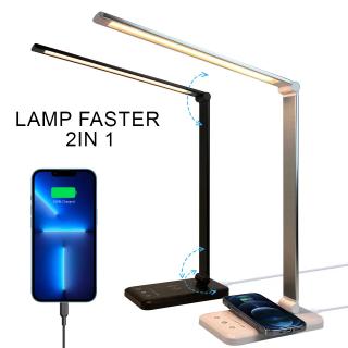 LAMPA FASTER WHITE with charging 2 in 1