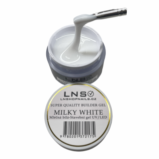 LNS SUPER BUILDER GEL  50g MILK WHITE