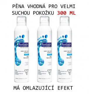 Sada Footlogix 3ks Footlogix Very Dry Skin Formula (3) - pěna pro velmi suchou pokožku 300ml