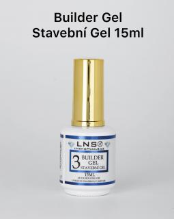 Stavební gel - Builder Gel 15ml / Pink Natural