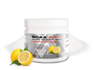 BCAA 2:1:1 + Glutamin Acid VALKNUT 300 g v prášku více příchutí Příchuť: Citron, Obsah balení: 300 g