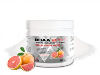 BCAA 2:1:1 + Glutamin Acid VALKNUT 300 g v prášku více příchutí Příchuť: Grapefruit, Obsah balení: 300 g