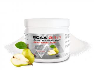 BCAA 2:1:1 + Glutamin Acid VALKNUT 300 g v prášku více příchutí Příchuť: Hruška, Obsah balení: 300 g