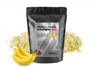 Gainer 30 Weight & Power VALKNUT 1500 g v prášku více příchutí Příchuť: Banán, Obsah balení: 1500 g