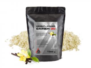 Gainer 30 Weight & Power VALKNUT 1500 g v prášku více příchutí Příchuť: Vanilka, Obsah balení: 1500 g