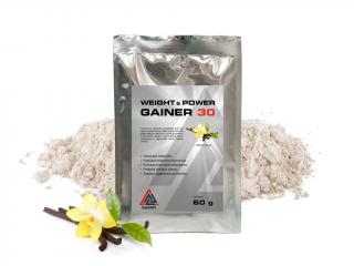 Gainer 30 Weight & Power VALKNUT 60 g Příchuť: Vanilka, Obsah balení: 60 g