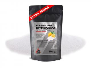 Kyselina Citronová EXTRA Jemná VALKNUT 500 g v prášku