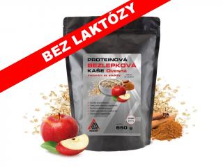 Proteinová Ovesná Kaše BEZ LAKTÓZY A BEZ LEPKU VALKNUT 10 x 65 g instantní Jablko se skořicí