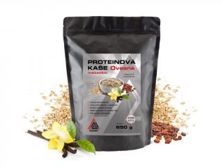 Proteinová Ovesná Kaše VALKNUT 10 x 65 g instantní vanilka-rozinky