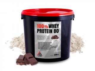 Whey Protein 80 syrovátkový koncentrát VALKNUT 2 kg v prášku různé příchuti Příchuť: Čokoláda, Obsah balení: 2 Kg