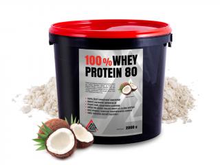 Whey Protein 80 syrovátkový koncentrát VALKNUT 2 kg v prášku různé příchuti Příchuť: Kokos, Obsah balení: 2 Kg