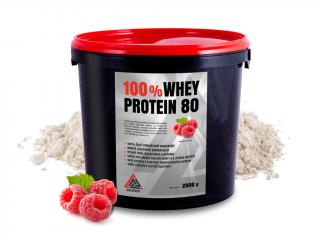 Whey Protein 80 syrovátkový koncentrát VALKNUT 2 kg v prášku různé příchuti Příchuť: Malina, Obsah balení: 2 Kg