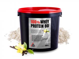 Whey Protein 80 syrovátkový koncentrát VALKNUT 2 kg v prášku různé příchuti Příchuť: Vanilka, Obsah balení: 2 Kg