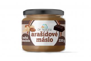 Arašídové máslo s hořkou čokoládou - Dr. Natural 220g