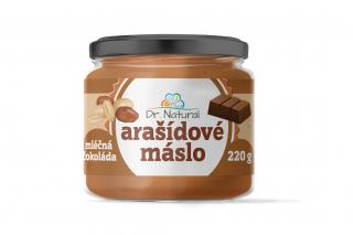 Arašídové máslo s mléčnou čokoládou - Dr. Natural 220g