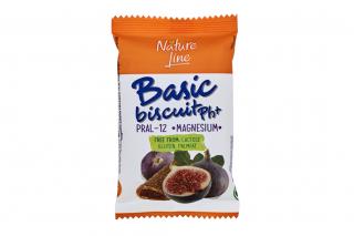 Basic biscuit - sušenky plněné fíkovou náplní bez lepku - Nature Line 50g