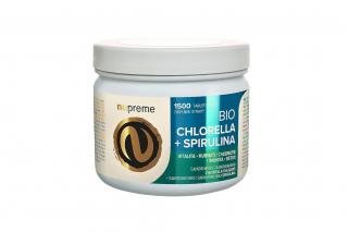 BIO Chlorella + BIO Spirulina 1500 tablet - Nupreme 150g