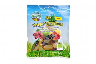 Bonbóny ovocné Veggie Vine Gums bez želatiny BIO, vegan - Ökovital 80g