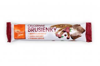 Brusienky - celozrnné sušenky s brusinkovou náplní - Nature Line 65g