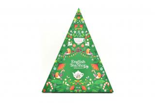 Čaj Adventní kalendář Trojúhelník zelený BIO - English Tea Shop 25x2g