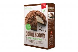 Čokoládový dort bez lepku + náplň - Semix 430g