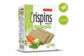 Crispins BIO křehký plátek veggie garden - bez lepku - Extrudo 100g