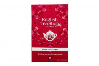 English Tea Shop Čaj Rooibos, ovoce acai a granátové jablko, malina BIO 20x1,5g