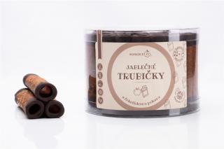 Jablečné trubičky s čokoládovou polevou dóza - Trutna 540g