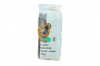 Křupky kukuřičné karobové s kokosem - Natural 140g