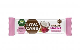 LOW CARB tyčinka Kokos & Malina - Topnatur 40g