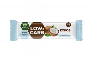 LOW CARB tyčinka Kokos - Topnatur 40g