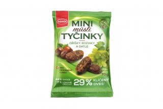 Mini müsli tyčinky s oříšky bez lepku - Semix 70g