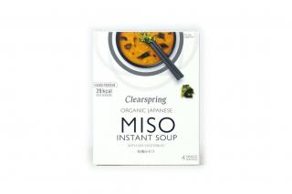 Miso instatní polévka s mořskou řasou 40g - Clearspring 4x10g