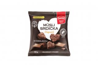 Müsli srdíčka s čokoládou - Semix 50g