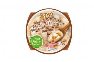 Rýžový puding s kokosovým mlékem Slaný karamel -Vegan - Sipso 120g