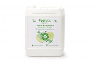 Sprchový gel - limetka & bambus - vegan - Feel Eco 5000ml