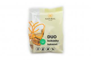 Sušenky DUO kokosky kakaové bez lepku, vajec a mléka - Natural 150g